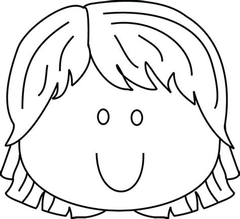 Coloring Pages Of Girls Faces At Free Printable