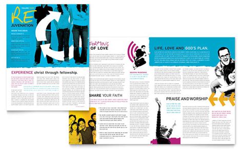 Church Outreach Ministries Newsletter Template Design