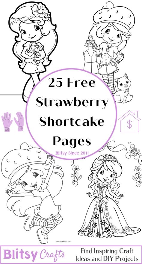 25 Free Strawberry Shortcake Coloring Pages for Kids and Adults