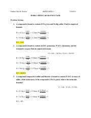 ESTOLAS INORG CHEM LAB M6 POST TASK Pdf Pauline Bea B Estolas