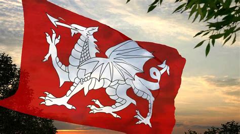 England White Dragon Flag Youtube