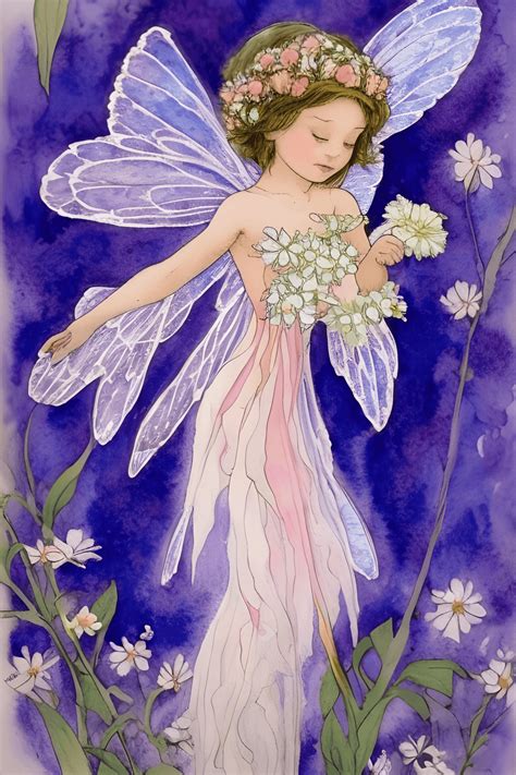 Happy Flower Fairy Jasmine · Creative Fabrica
