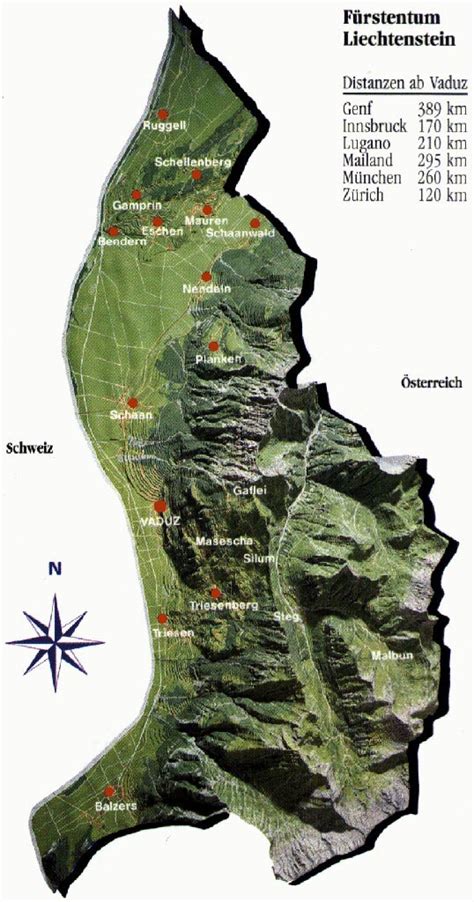 Liechtenstein Maps Printable Maps Of Liechtenstein For Download