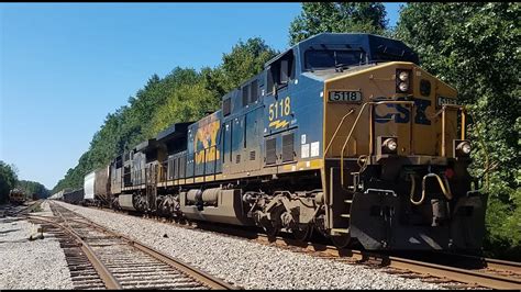 CSX Train Q583 With CSX Leader 5118 At Catawba SC On The CSX Monroe