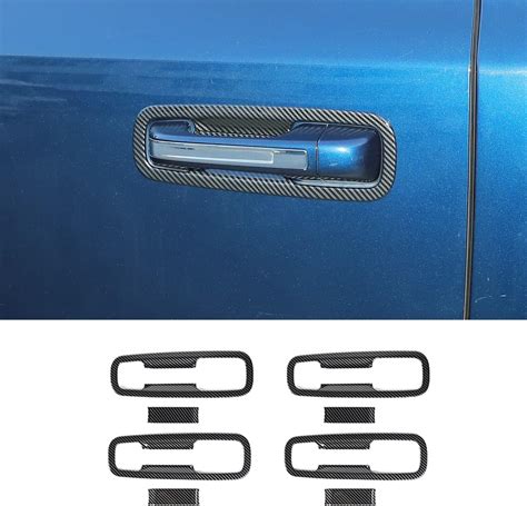 Amazon Sqqp Abs Carbon Fiber Tailgate Exterior Door Handle Trim