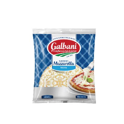 Mozzarella Shredded Frozen 2 5Kg Galbani