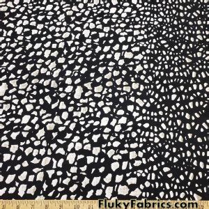 Abstract Rocks And Orange Border Waves Print Bikini Swimsuit Nylon Spandex Fabric Fluky