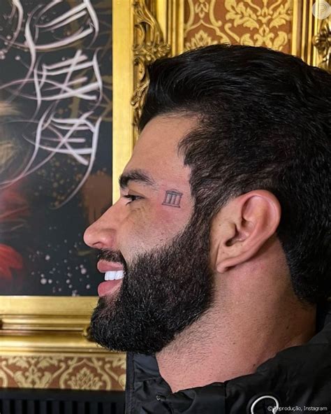 Gusttavo Lima tatuagens Cantor tatua o rosto e desenho é relacionado