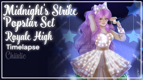 Royale High Midnight S Strike Popstar Set Timelapse Chiistic Youtube