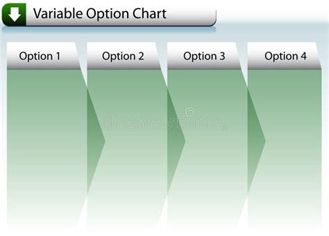 Option Chart stock vector. Illustration of chart, four - 15034286