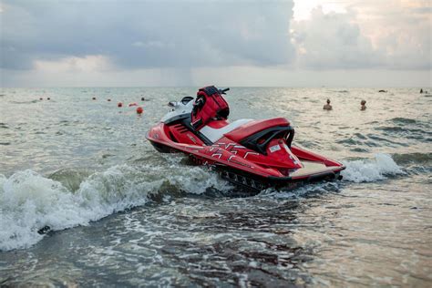 Ureki Georgia August 2018 Black Sand Beach Red Hydrocycle 42578440