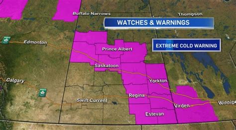 Cold Weather Warning Issued In Sask Ctv News