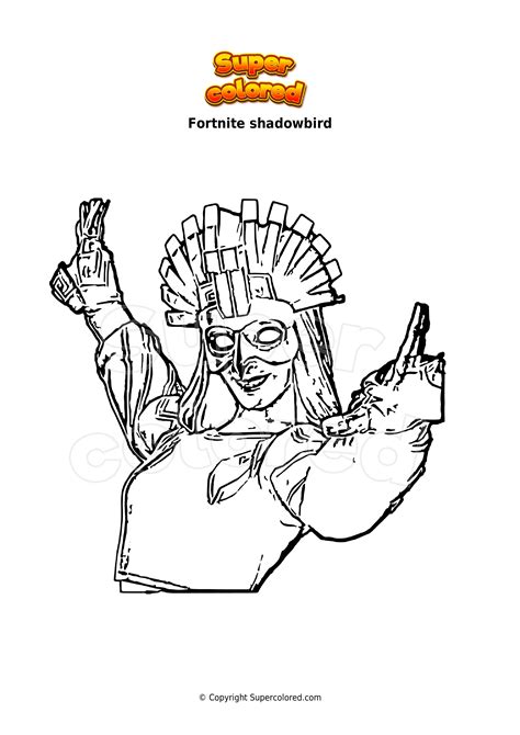 Disegno Da Colorare Fortnite Shadowbird Supercolored Hot Sex Picture