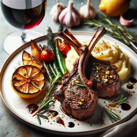 Discover The Taste Of Garlic Herb Crusted Lamb Chops Ai Chef