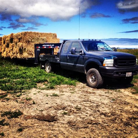 Hauling Hay Farm Trucks Trucks Work Truck