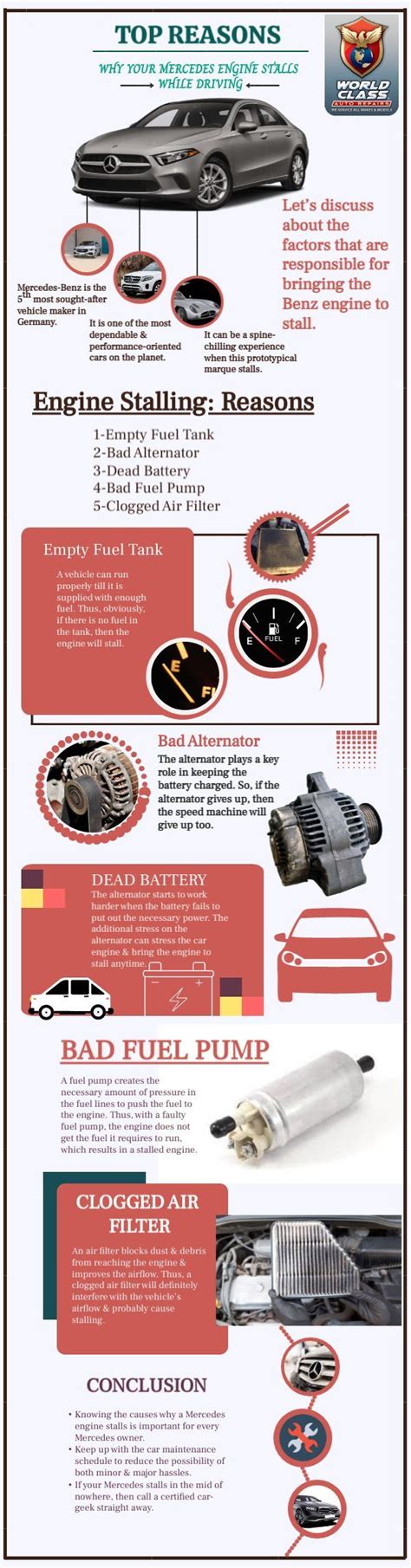 Top Reasons Why Your Mercedes Engine Stalls While Driving Mercedes