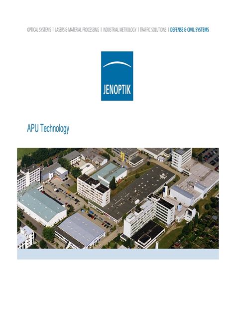 APU Technology Advancements and Modular Design Concepts | PDF ...