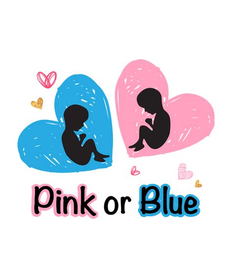 Pink Or Blue We Love You Baby Shower Gender Reveal T Shirt By Aombin