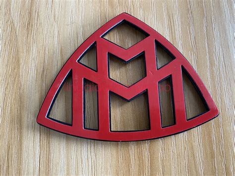 Gloss Black For Mercedes Benz Maybach Auto Car Side Emblem Badge Decal