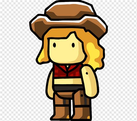 Scribblenauts Cowgirl Games Scribblenauts Png Pngwing