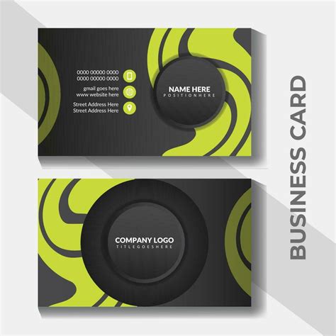 Business card design professional style. 35999703 Vector Art at Vecteezy