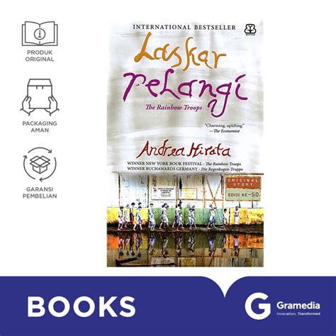 Jual Gramedia MKG Novel Laskar Pelangi Edisi Original Andrea Hirata