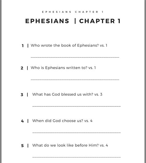 Bible Study: Exploring the Book of Ephesians
