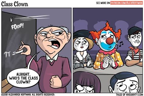 Class Clown | Cute comics, Clown, Funny memes