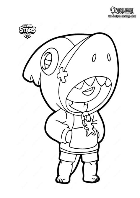 Brawl Stars Coloring Pages Rfreecoloringpages