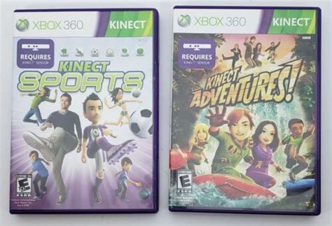 Kinect Sports Kinect Adventures Xbox Ebay