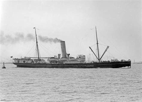 Screw Steamer Wimmera Built By Caird Company In For Huddart