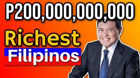 10 Pinakamayaman Na Pilipino Richest Filipinos 2021 Youtube