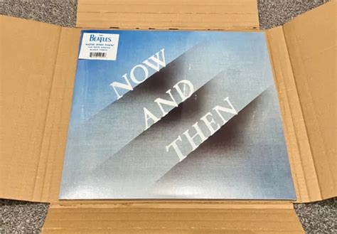 THE BEATLES Now And Then Limited Edition 12 Black VINYL IN STOCK