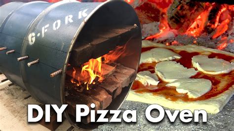 Metal Drum Into DIY Wood Fired Pizza Oven YouTube