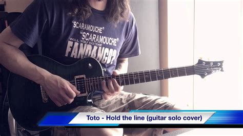 Toto Hold The Line Guitar Solo Cover Youtube