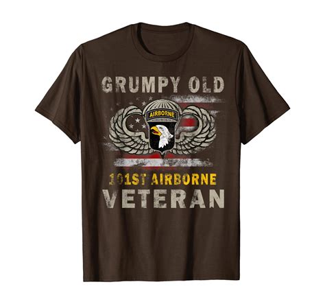 Grumpy Old 101st Airborne Division Veteran T Shirt Mens T Shirt 2