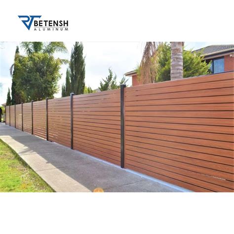 Aluminum Safety Metal Privacy Pool Powder Coating Picket Garden Panel