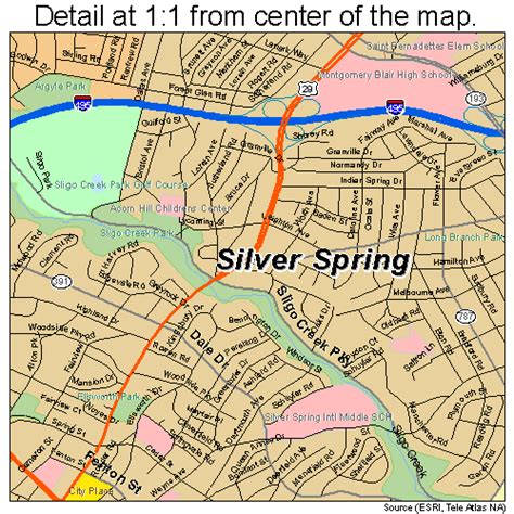 Silver Spring Maryland Maps