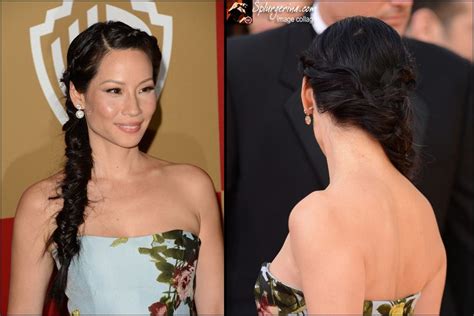 Lucy Liu Golden Globes 2013 Red Carpet Beauty Beauty