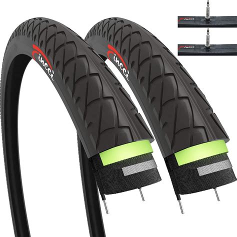 Fincci Set Pair 26 X 1 95 Inch 50 559 Slick Tyres With Presta Inner