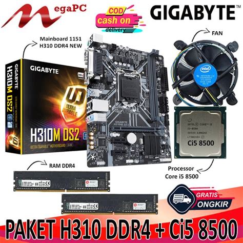 Jual Paket Mainboard H Ddr Core I Fan Ram Di Lapak