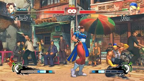 Street Fighter Iv Chun Li Vs Yun Hd Youtube