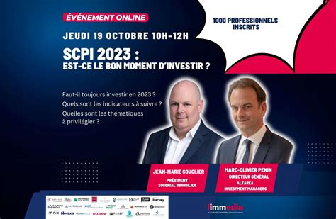 Limmedia Scpi Est Ce Le Bon Moment Dinvestir Sogenial