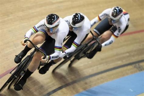 Bahnrad Titelk Mpfe Erste Em Medaille Deutsche Teamsprinterinnen