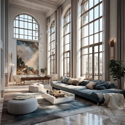 Premium AI Image | Stunning Lavish apartment interior design