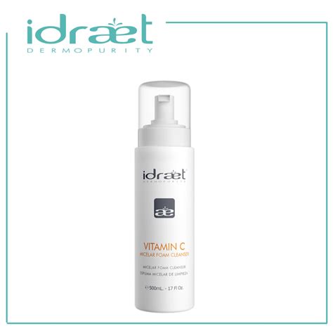 IDRAET DERMO Vitamin C Micelar Foam Cleanser 500ml Jempro