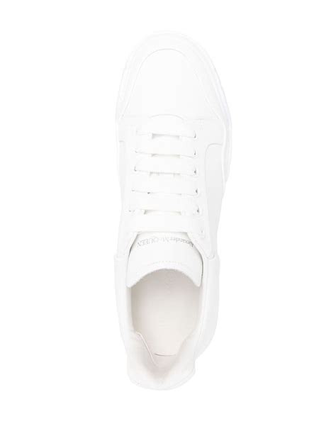 Alexander Mcqueen Court Low Top Sneakers White Farfetch Uk