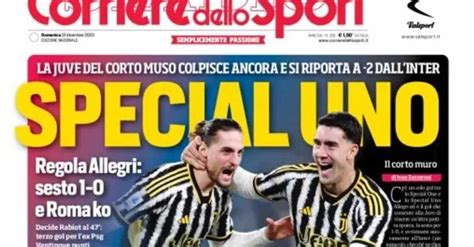 La Prima Pagina Del Corriere Dello Sport “emre Can Lultima Idea Del