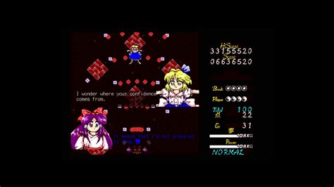 Touhou 5 Mystic Square Normal Reimu 1cc YouTube