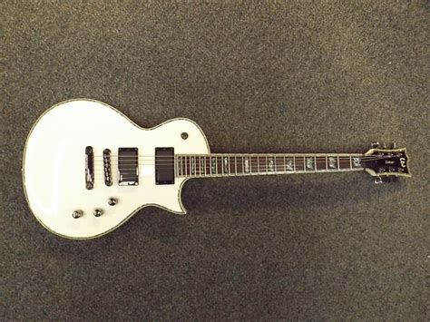 Esp Ltd Ec 1000 Deluxe 2013 Snow White Reverb